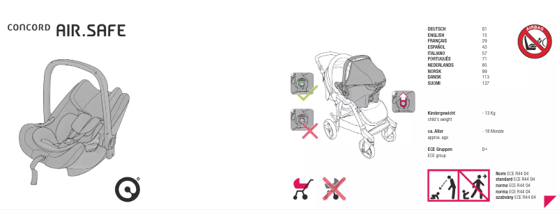 Image de la première page du manuel de l'appareil AIR.SAFE