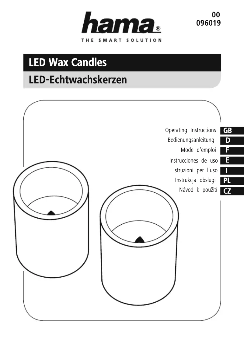 Image de la première page du manuel de l'appareil 00096019