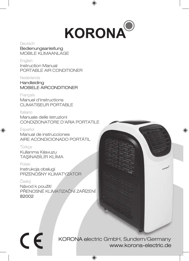 Page 1 de la notice Manuel utilisateur Korona Iceberg 12.0 Eco 82002