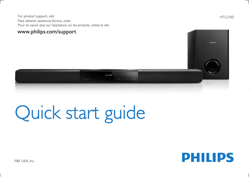 Image de la première page du manuel de l'appareil HTL2160