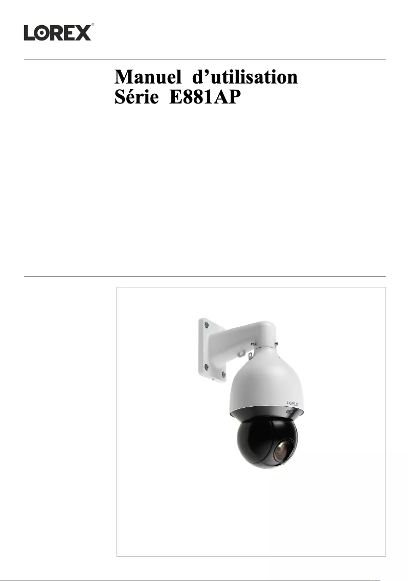 Image de la première page du manuel de l'appareil E881AP