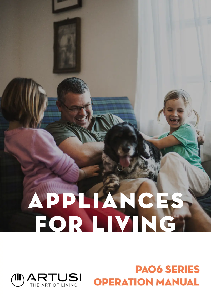 Page 1 de la notice Manuel utilisateur Artusi PAO610