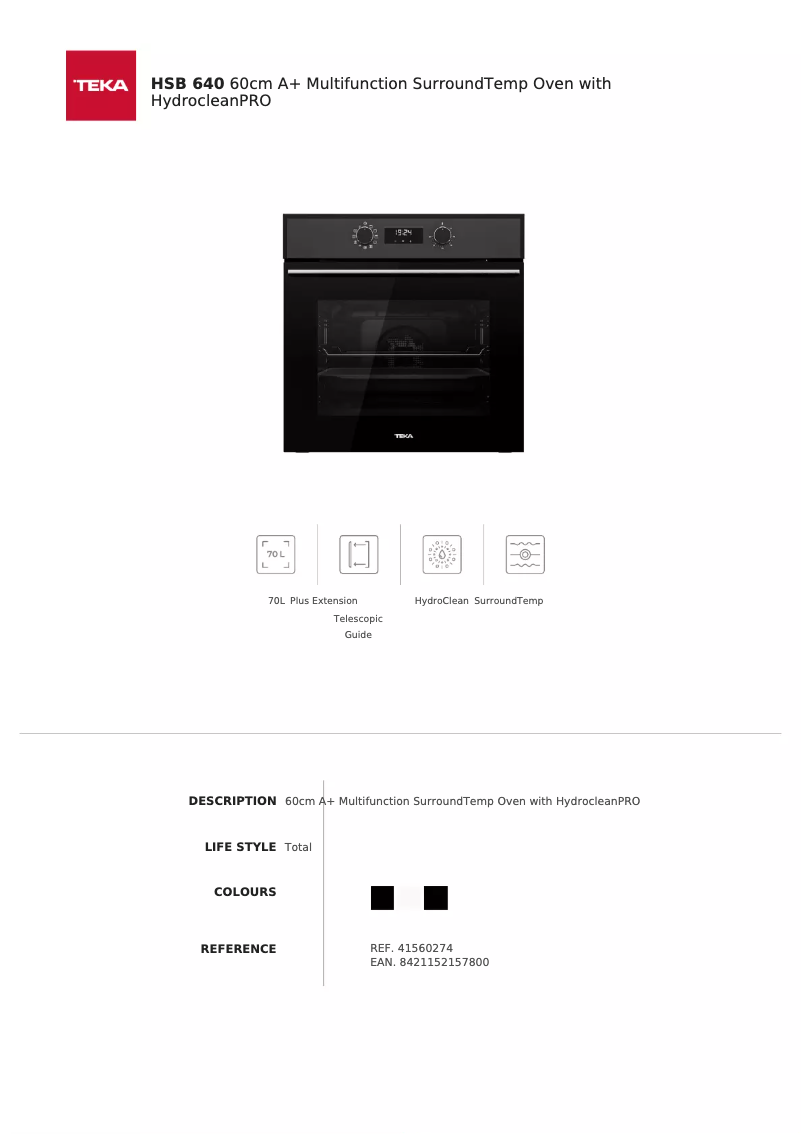 Image de la première page du manuel de l'appareil HSB 640