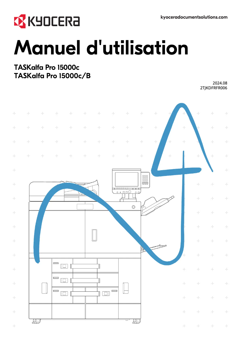 Page 1 de la notice Manuel utilisateur Kyocera TASKalfa Pro 15000c
