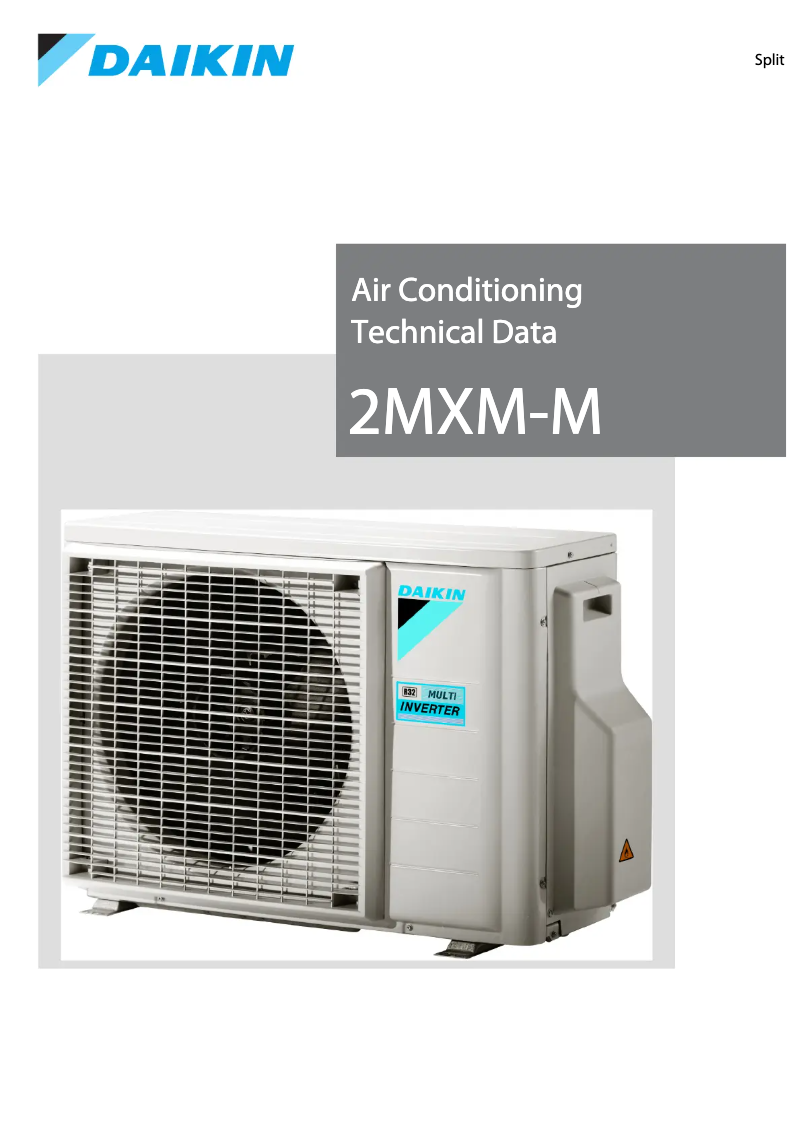 Page 1 de la notice Manuel utilisateur Daikin 2MXM50M