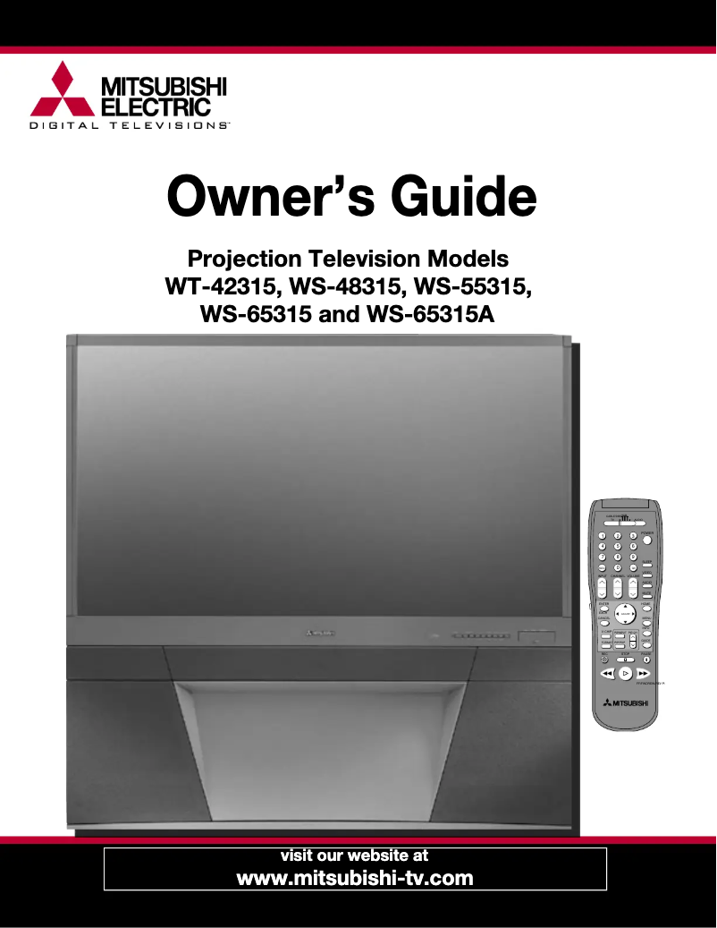 Page 1 de la notice Manuel utilisateur Mitsubishi WT65315A