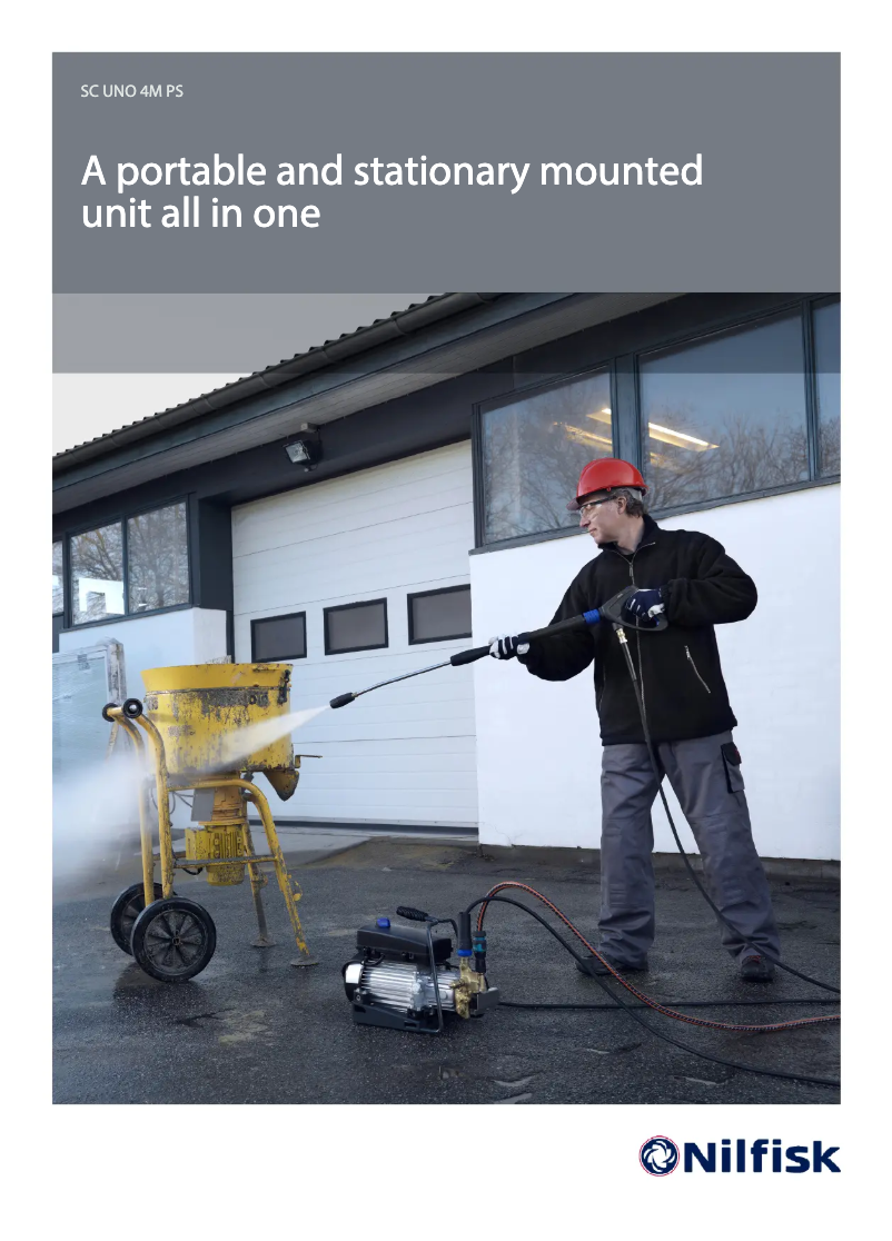 Image de la première page du manuel de l'appareil SC UNO 4M