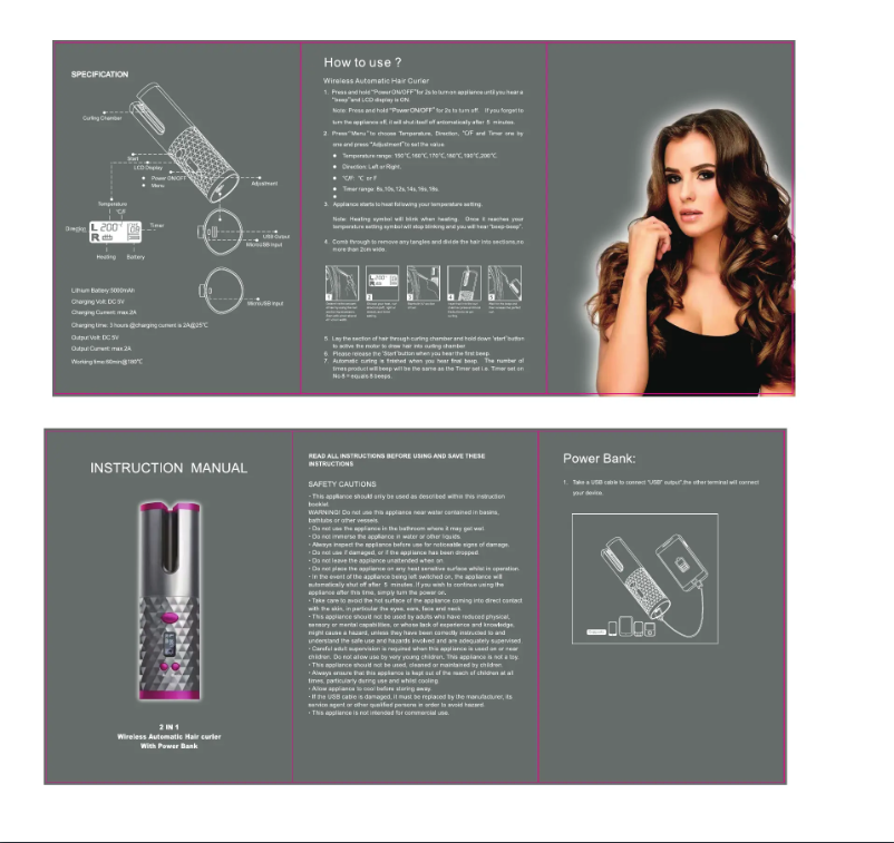 Imagen de la primera página del manual del dispositivo Original Pro