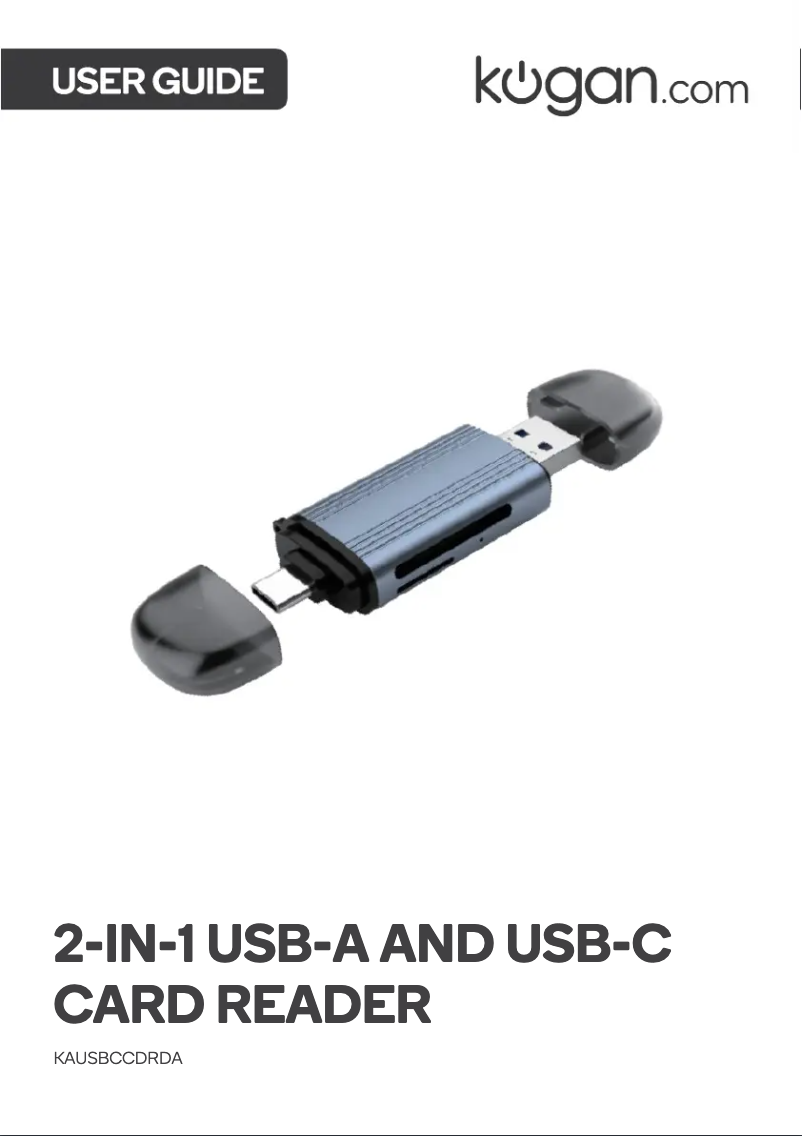 Image de la première page du manuel de l'appareil KAUSBCCDRDA