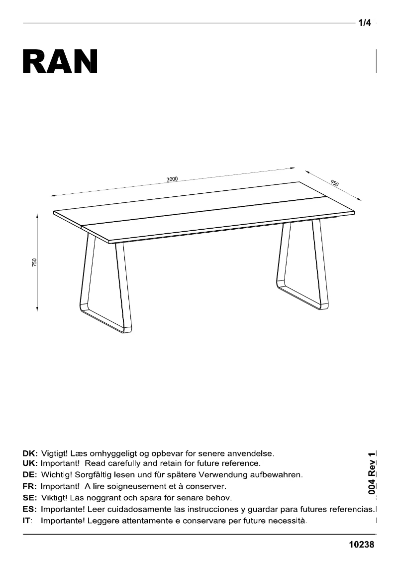 Image de la première page du manuel de l'appareil Svalbard