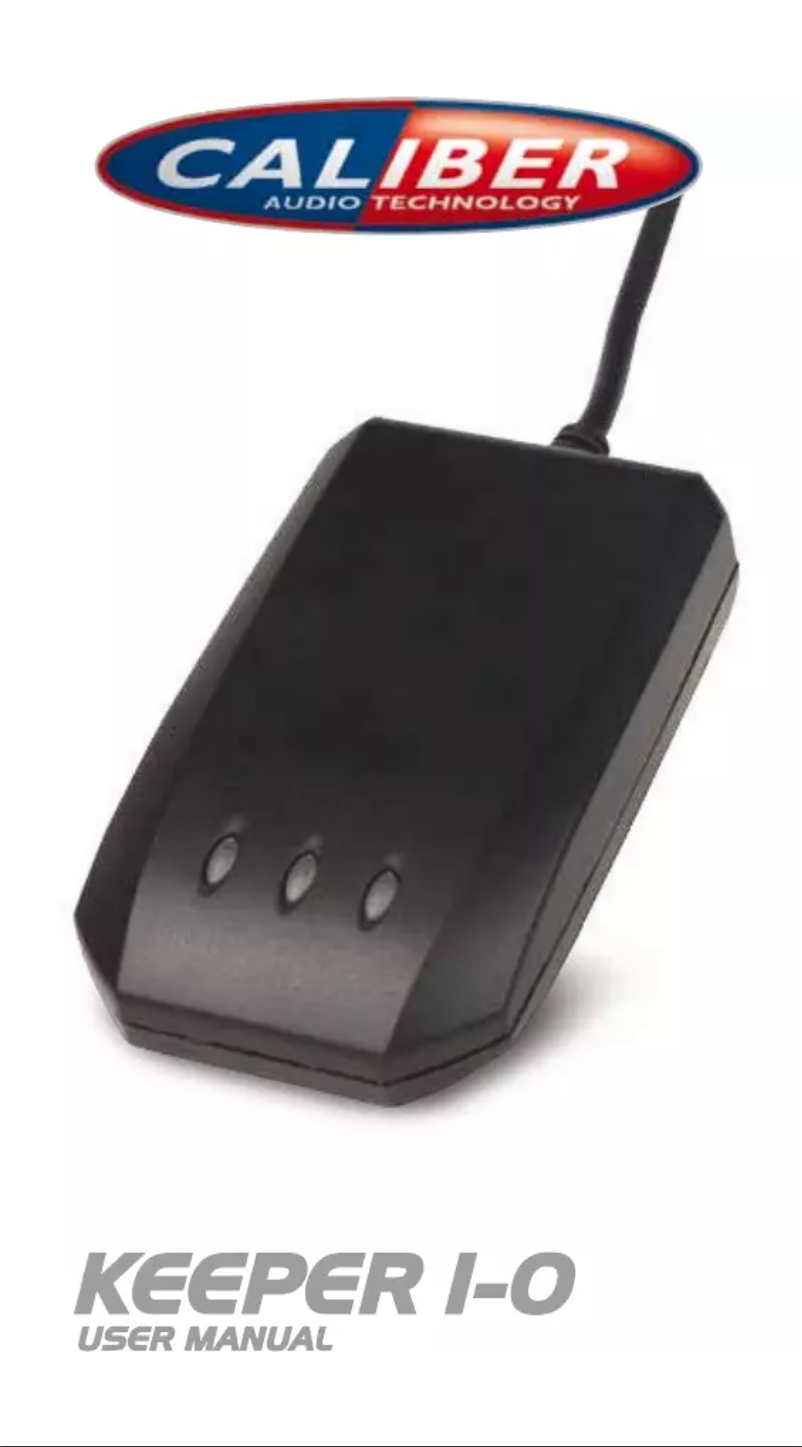 Image de la première page du manuel de l'appareil KEEPER 1-0