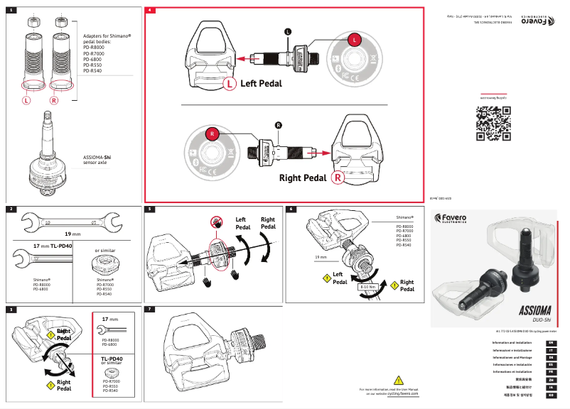 Image de la première page du manuel de l'appareil Assioma DUO-Shi