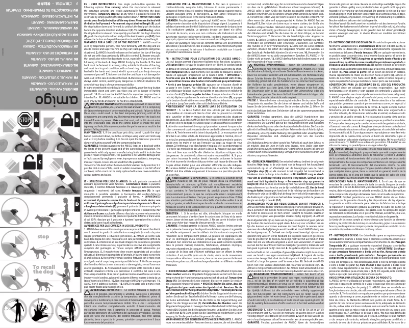 Page 1 de la notice Manuel utilisateur Ferplast Amigo