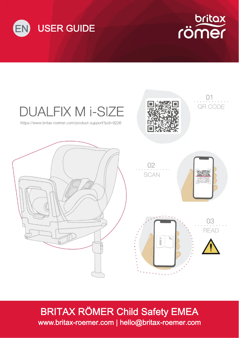 Page 1 de la notice Manuel utilisateur Britax-Römer Dualfix M I-Size