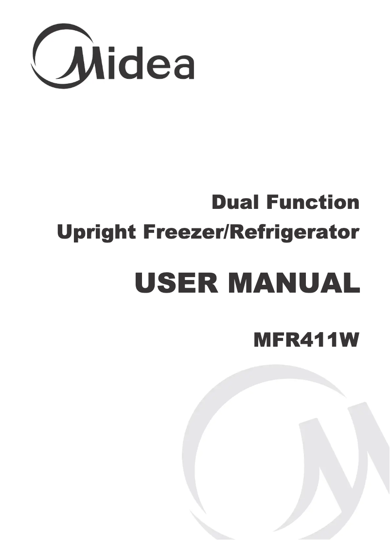 Page n°1 - Manuel utilisateur Midea MFR411W