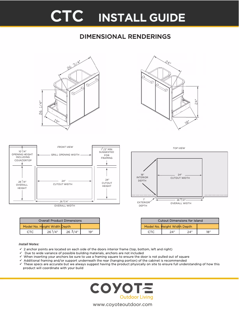 Image de la première page du manuel de l'appareil CTC