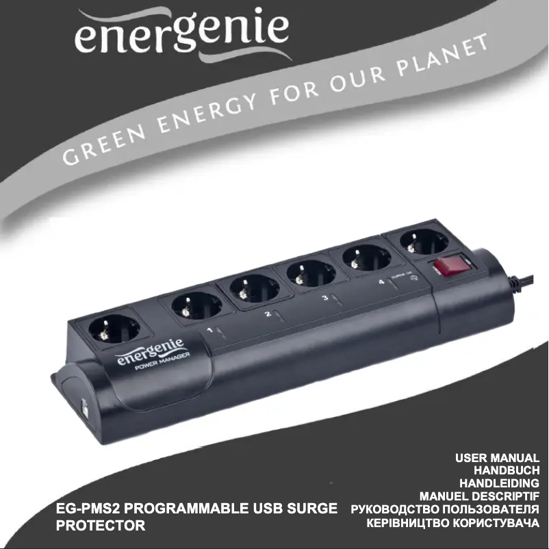 Page n°1 - Manuel utilisateur EnerGenie EG-PMS2