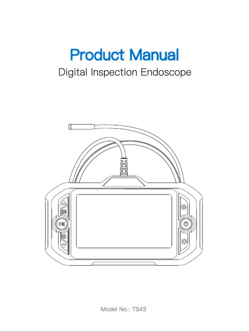 Image de la première page du manuel de l'appareil TS43