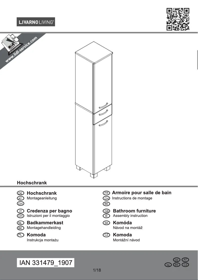 Page n°1 - Manuel utilisateur Livarno Lux IAN 331479