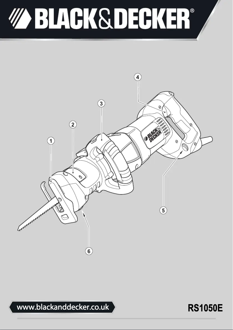 Image de la première page du manuel de l'appareil RS1050E