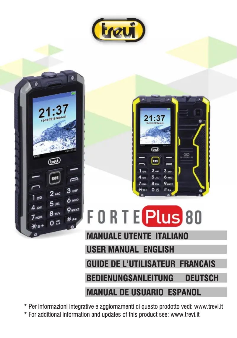 Page 1 de la notice Manuel utilisateur Trevi Forte PLUS