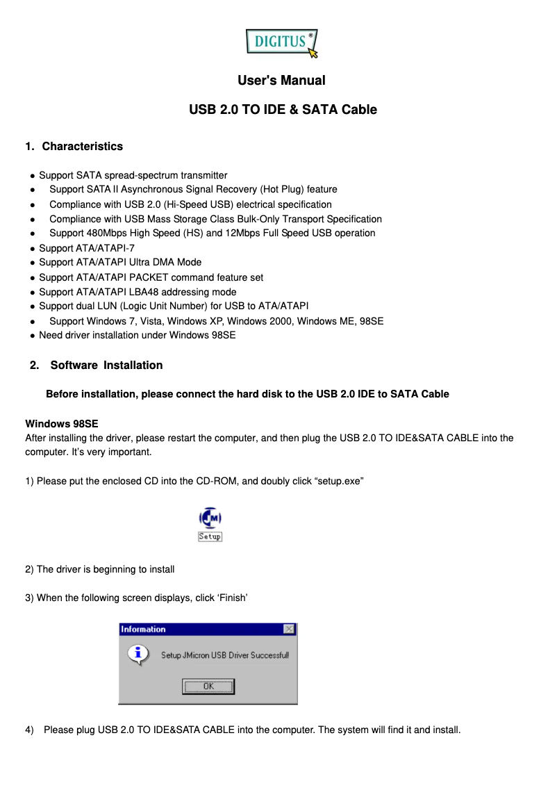Image de la première page du manuel de l'appareil DA-70200