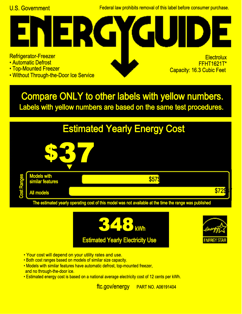 Image de la première page du manuel de l'appareil FFHT1621TS