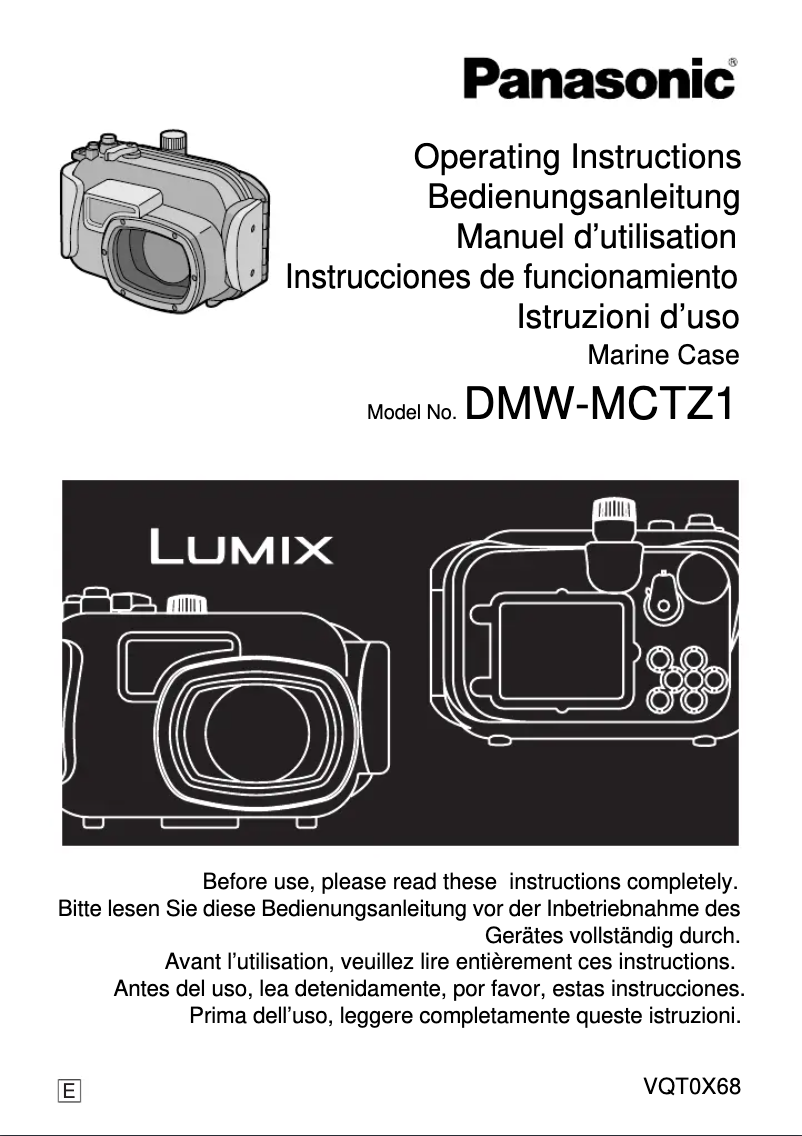 Página 1 del manual Manual de usuario Panasonic Lumix DMW-MCTZ1