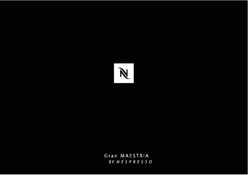 Image de la première page du manuel de l'appareil Gran Maestria EN 470