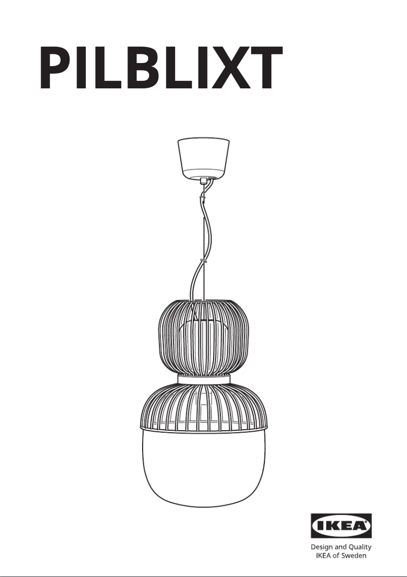 Image de la première page du manuel de l'appareil PILBLIXT 305.197.55