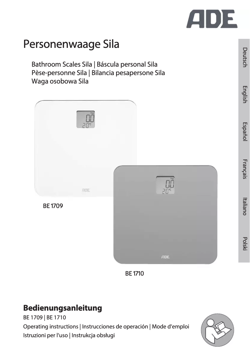 Page n°1 - Manuel utilisateur ADE Sila BE 1710