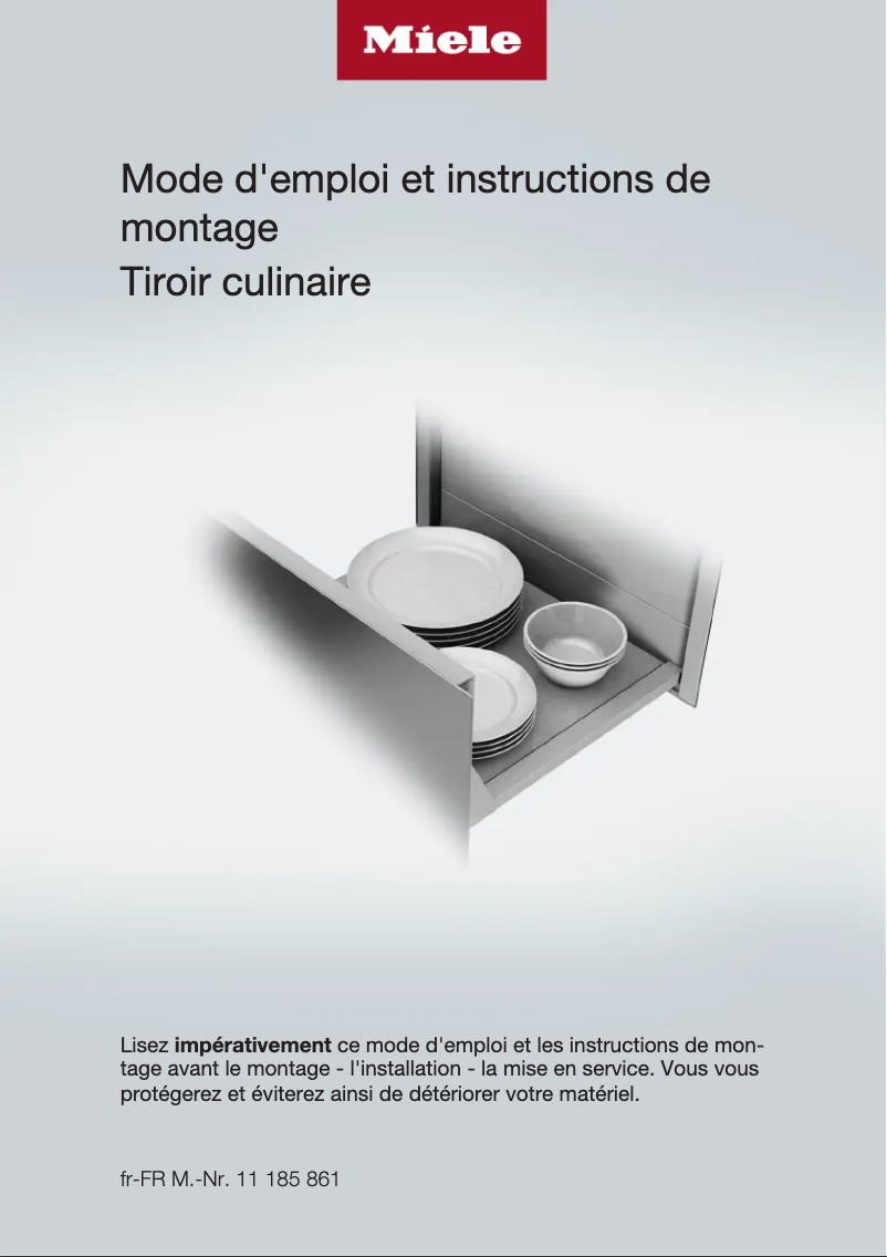 Image de la première page du manuel de l'appareil ESW 7020
