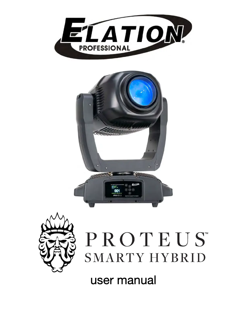 Page 1 de la notice Manuel utilisateur Elation Smarty Hybrid