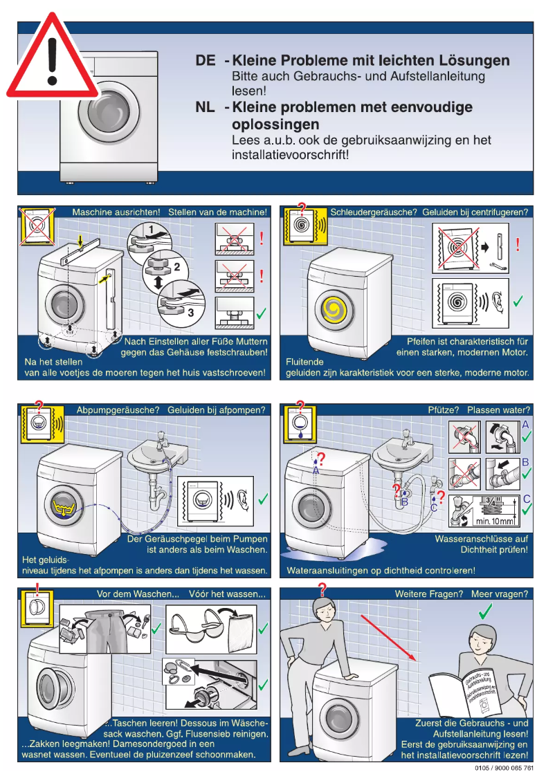 Image de la première page du manuel de l'appareil CWF14E21NL