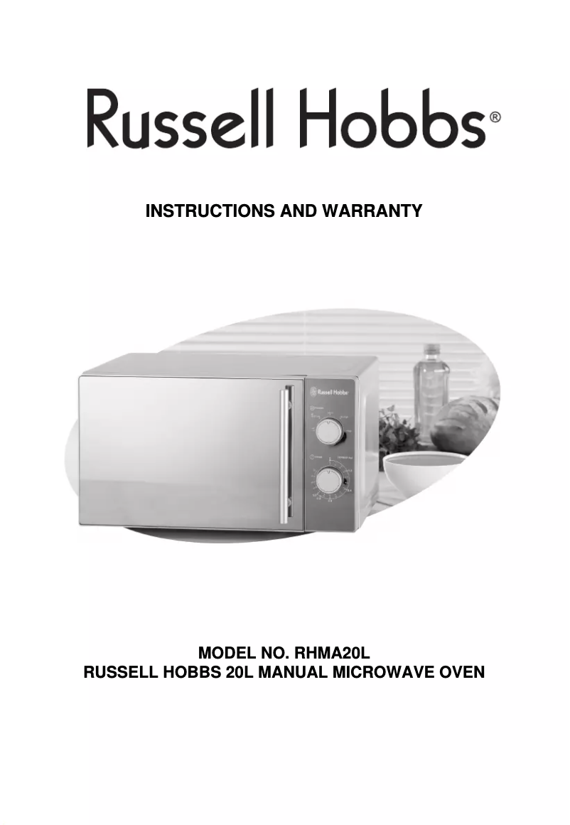Page n°1 - Manuel utilisateur Russell Hobbs RHMA20L