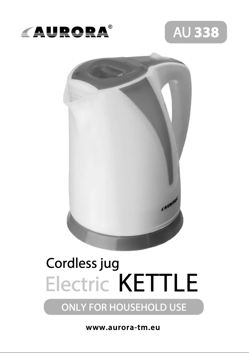 Image de la première page du manuel de l'appareil AU 338