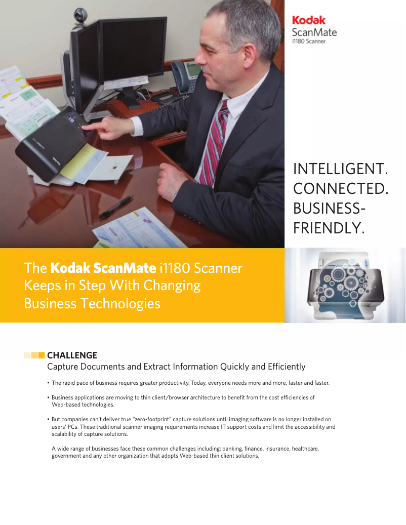 Page n°1 - Manuel utilisateur Kodak Scanmate i1180