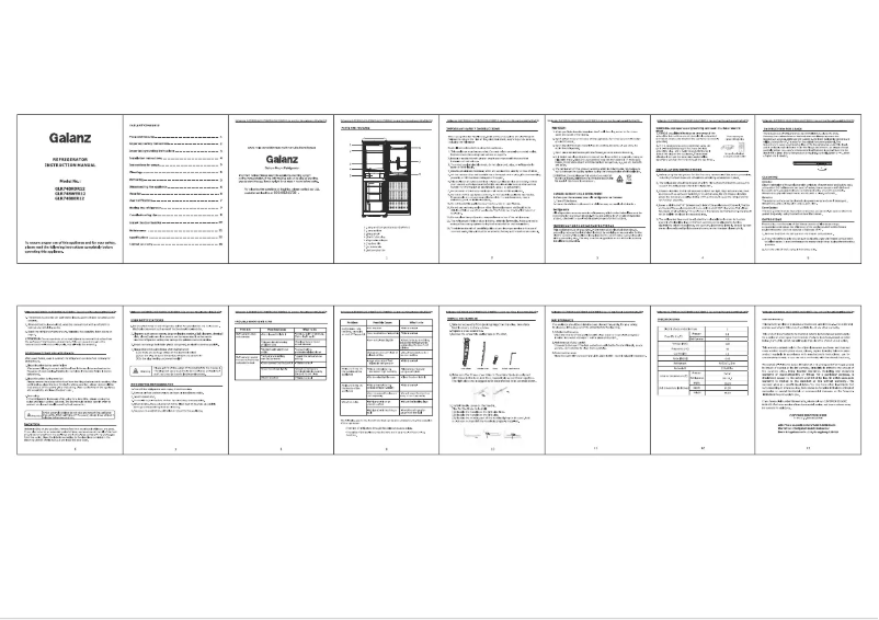 Page n°1 - Manuel utilisateur Galanz GLR74BWER12