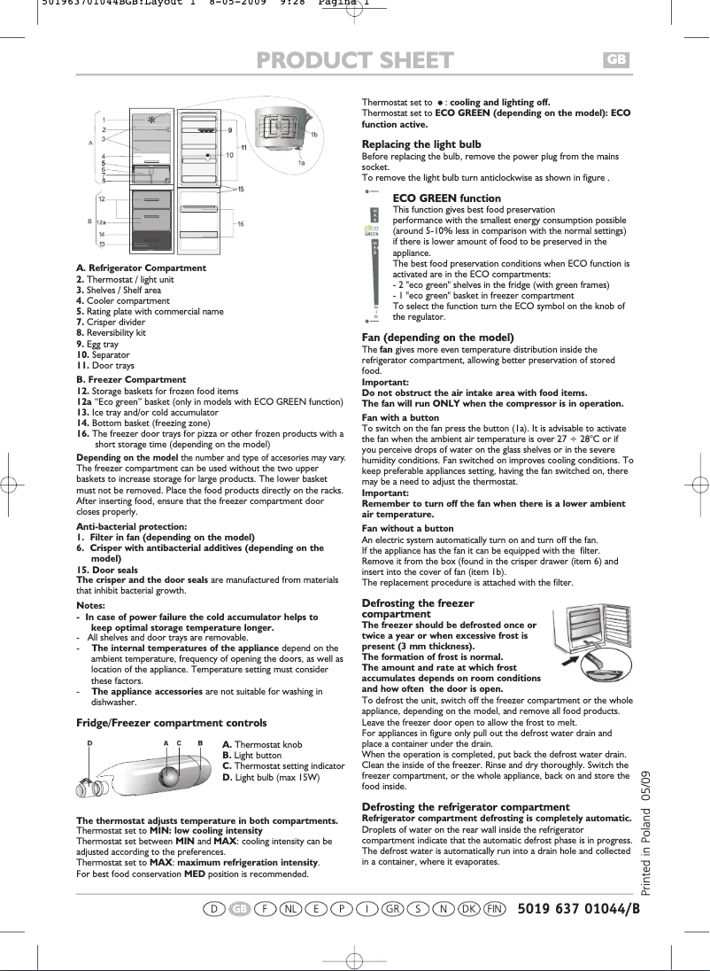 Imagen de la primera página del manual del dispositivo WBE 3712 A+X
