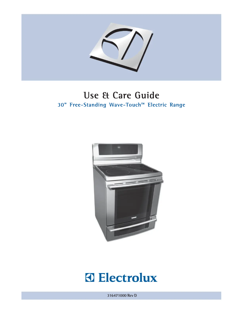 Page n°1 - Manuel utilisateur Electrolux EW30EF65GB