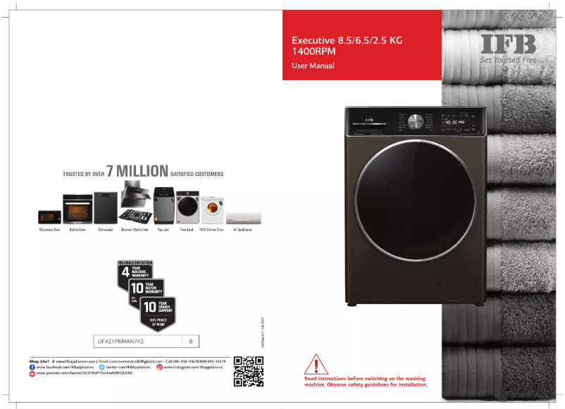Page 1 de la notice Manuel utilisateur IFB Executive ZXB