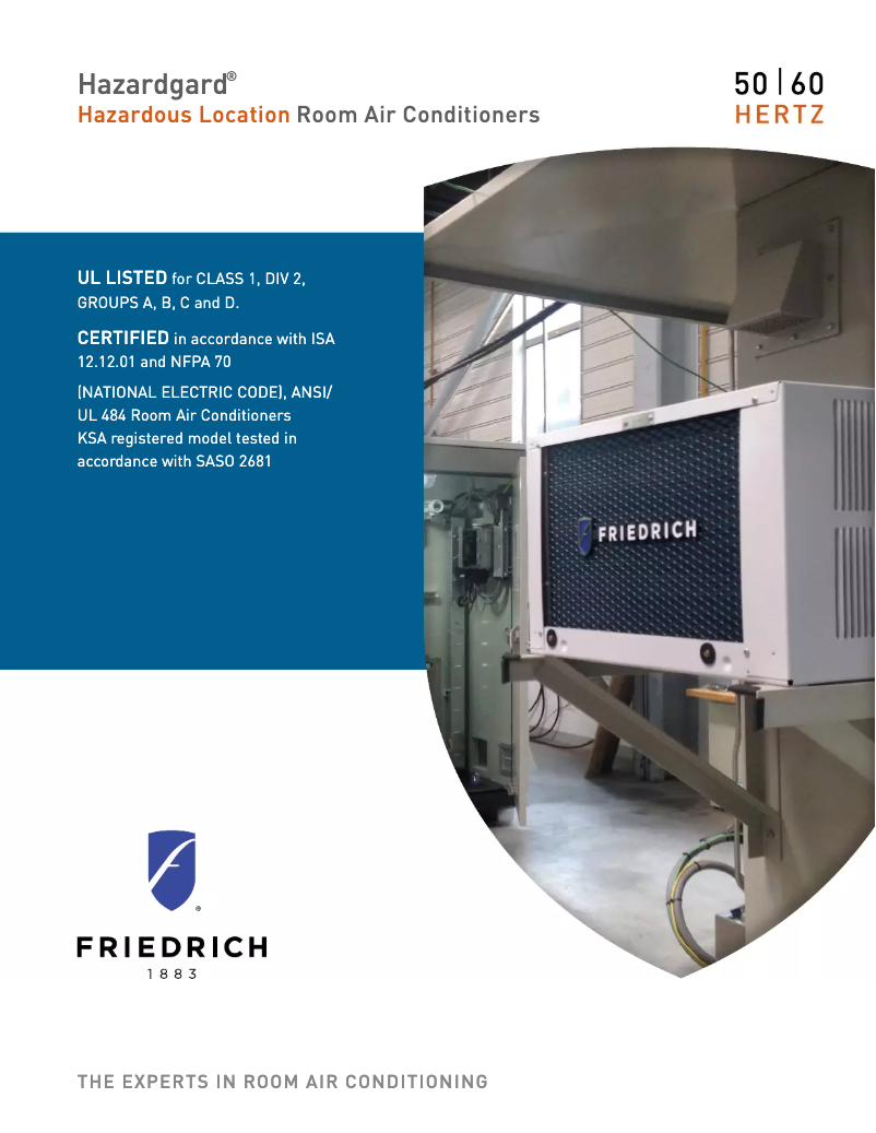 Page n°1 - Brochure Friedrich SH20M50B