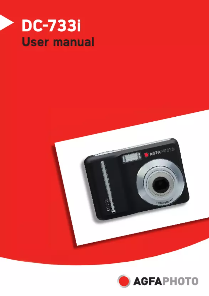 Image de la première page du manuel de l'appareil DC-733i