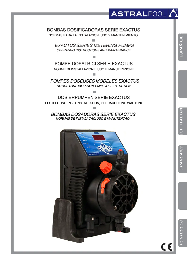 Page n°1 - Manuel utilisateur AstralPool 57163