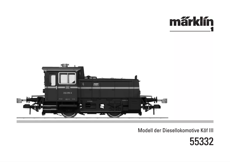 Image de la première page du manuel de l'appareil 55332 Kof III DB Small Diesel