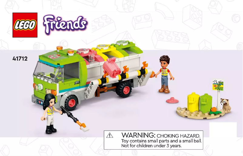 Page n°1 - Instructions / montage Lego Friends 41712