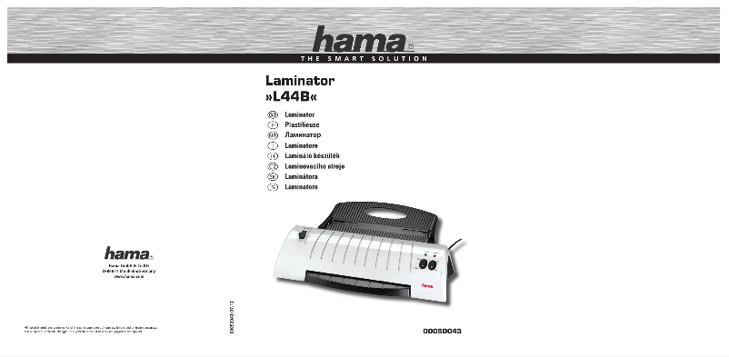Page n°1 - Manuel utilisateur Hama L44B