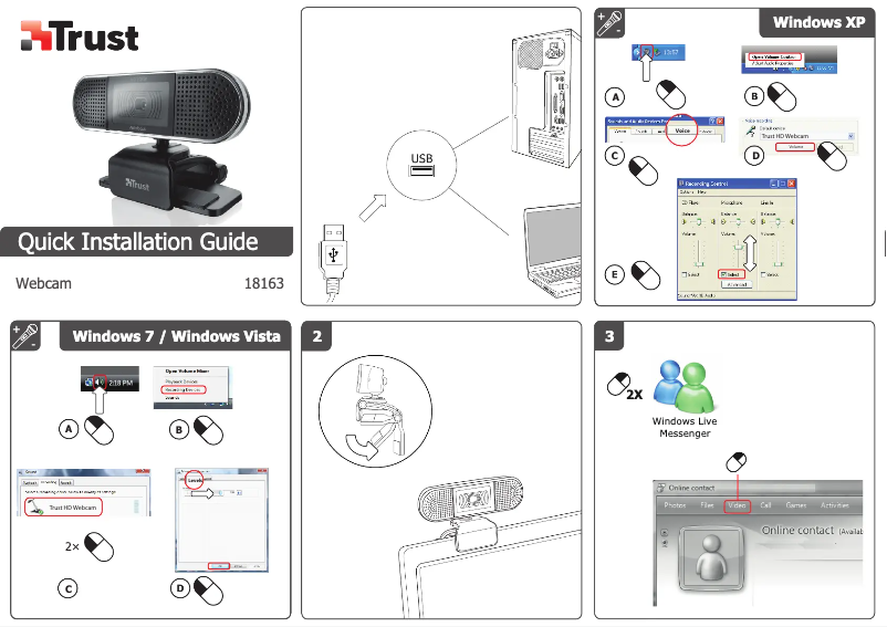 Page n°1 - Manuel utilisateur Trust 18163 Zyno Full HD