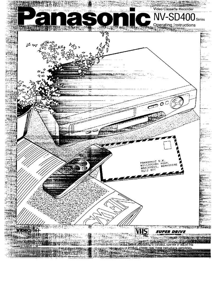 Page 1 de la notice Manuel utilisateur Panasonic NV-SD400