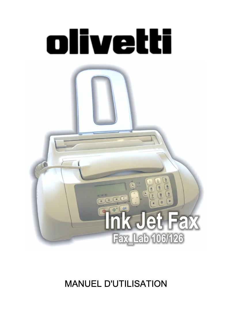Page n°1 - Manuel utilisateur Olivetti Fax-Lab 126